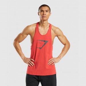 Γιλεκο Gymshark Sharkhead Infill Stringer κοκκινα | 263NZILRG