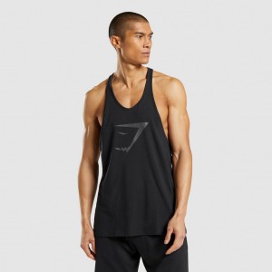 Γιλεκο Gymshark Sharkhead Infill Stringer μαυρα | 871HMNAWL