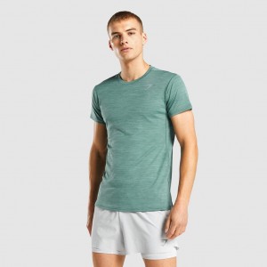 μπλουζακια Gymshark Speed σκούρο πρασινο | 312UWBJPQ