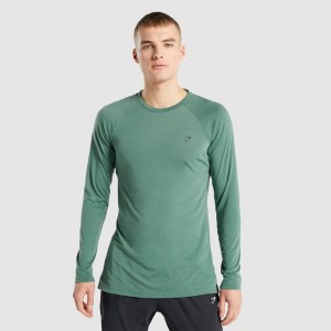 μπλουζακια Gymshark Studio Long Sleeve πρασινο | 675YOLJGU