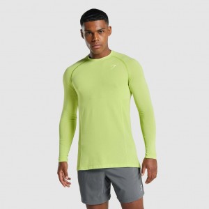 μπλουζακια Gymshark Vital Light Seamless Long Sleeve κίτρινα | 289GSBPTQ