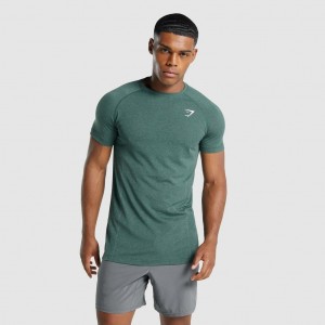 μπλουζακια Gymshark Vital Light Seamless σκούρο πρασινο | 392IKOGFX