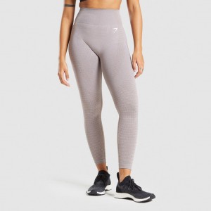 Κολαν Gymshark Vital Seamless 2.0 Taupe Marl | 652PDQFIG