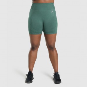 Σορτσ Gymshark Vital Seamless 2.0 σκούρο πρασινο | 485PKMNIE