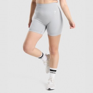Σορτσ Gymshark Vital Seamless 2.0 ανοιχτο γκρι | 796UFKBOE