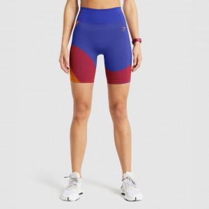 Σορτσ Gymshark WTFlex Seamless Cycling Wavy | 264PUKGES