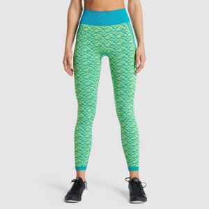 Κολαν Gymshark WTFlex Seamless High Waisted Chevron | 072RDWYZO