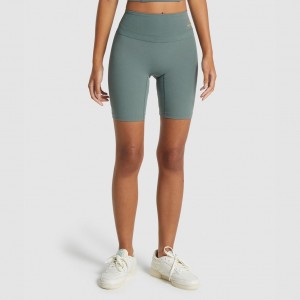 Σορτσ Gymshark Whitney Cycling Eucalyptus | 924LBQHVJ