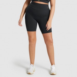 Σορτσ Gymshark Whitney Cycling μαυρα | 741OAEKQN