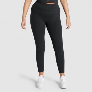 Κολαν Gymshark Whitney High Rise μαυρα | 298ARKUMW