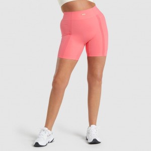 Σορτσ Gymshark Whitney Mesh ροζ | 517VUEHCG