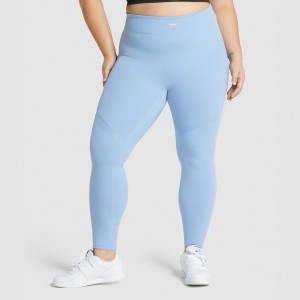 Κολαν Gymshark Whitney Mesh μπλε | 530JIDAEK