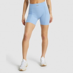 Σορτσ Gymshark Whitney Mesh μπλε | 692ROHZQF