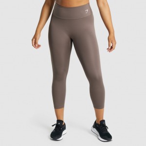 Κολαν Gymshark Αθλητικά 7/8 καφε | 538AWCMVR