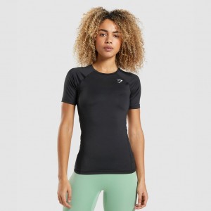 μπλουζακια Gymshark Αθλητικά Baselayer μαυρα | 491ZEANDS
