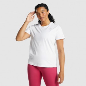 μπλουζακια Gymshark Αθλητικά Basic Tee ασπρα | 354TJICUW