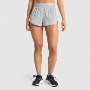 Σορτσ Gymshark Αθλητικά Loose Fit ανοιχτο γκρι | 947SNGEPI