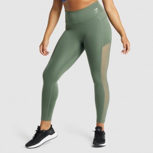 Κολαν Gymshark Αθλητικά Mesh Pocket πρασινο | 256HURLND