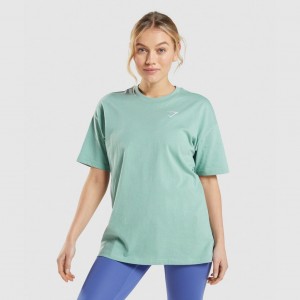 μπλουζακια Gymshark Αθλητικά Oversized μπλε | 304SZCLOE