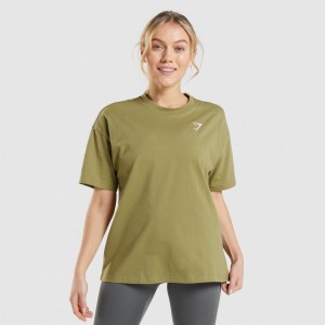 μπλουζακια Gymshark Αθλητικά Oversized πρασινο | 903CDIWOR