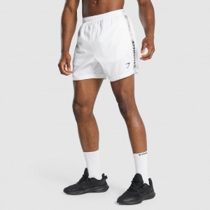 Σορτσ Gymshark σταμπεσ Αθλητικά ασπρα | 219RTWLQX