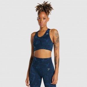 Αθλητικο Σουτιεν Gymshark Adapt Camo Seamless Racer Back Savanna | 917EOXULH