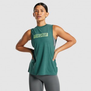 αμανικα μπλουζακια Gymshark Animal σταμπεσ Infill πρασινο | 021IPRHJV