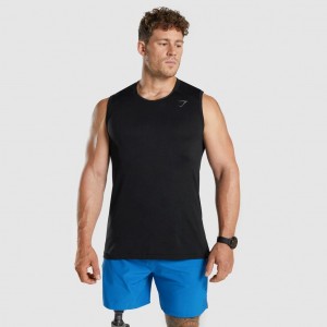 αμανικα μπλουζακια Gymshark Apex Seamless μαυρα | 935KWPBDY