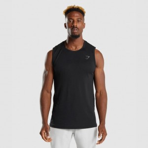 αμανικα μπλουζακια Gymshark Apex μαυρα | 198QZMVSB