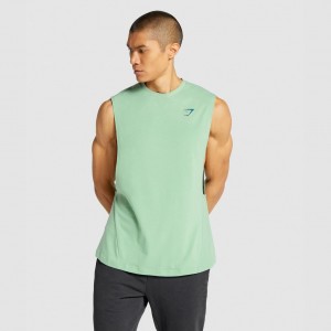 αμανικα μπλουζακια Gymshark Bold Drop Arm πρασινο | 439ZSAKNR