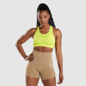 Αθλητικο Σουτιεν Gymshark Energy Seamless κίτρινα | 139PDUHMJ