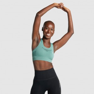 Αθλητικο Σουτιεν Gymshark Energy Seamless ανοιχτο πρασινο | 780CGUXKT