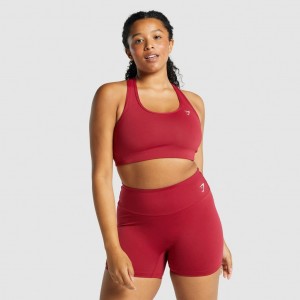Αθλητικο Σουτιεν Gymshark Essential Racer Back Αθλητικά μπορντο | 712YQMREP