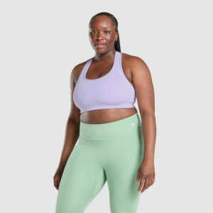 Αθλητικο Σουτιεν Gymshark Essential Racer Back Αθλητικά ανοιχτο μωβ | 096IDEBOL