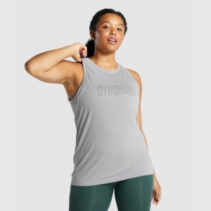 αμανικα μπλουζακια Gymshark Fit Seamless Loose γκρι | 507LIADXZ