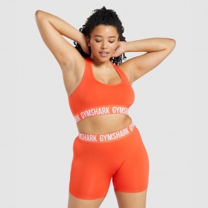 Αθλητικο Σουτιεν Gymshark Fit Seamless πορτοκαλι | 058PAZREN