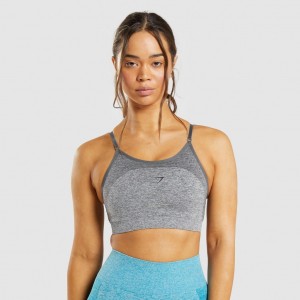 Αθλητικο Σουτιεν Gymshark Flex strappy γκρι | 804JTVAYR
