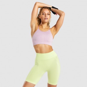 Αθλητικο Σουτιεν Gymshark Flex strappy ανοιχτο μωβ | 716KFIRDJ