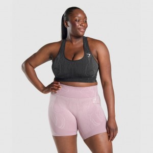 Αθλητικο Σουτιεν Gymshark Mercury Seamless μαυρα | 407NJQZPA