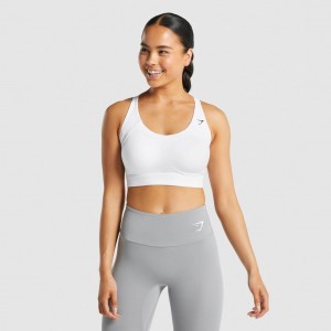 Αθλητικο Σουτιεν Gymshark Racer Back Αθλητικά ασπρα | 846MAEGHT