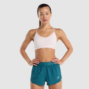 Αθλητικο Σουτιεν Gymshark Ruched Αθλητικά κρέμα | 196ANJESB