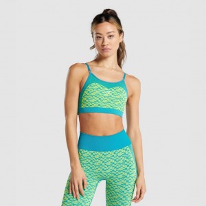 Αθλητικο Σουτιεν Gymshark WTFlex Seamless strappy Chevron | 501QKAVLJ