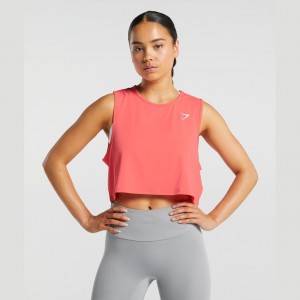 αμανικα μπλουζακια Gymshark Αθλητικά Crop ροζ | 814ZPHNWO