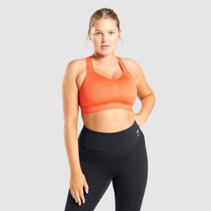 Αθλητικο Σουτιεν Gymshark ελαφρια High Support Αθλητικά πορτοκαλι | 268JAFDQC
