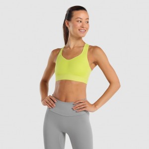 Αθλητικο Σουτιεν Gymshark ελαφρια High Support Αθλητικά κίτρινα | 301PQULOT