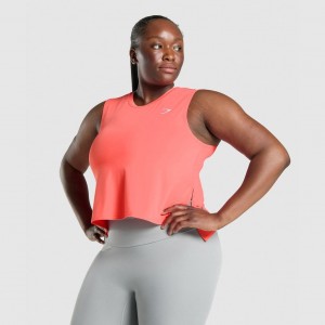 αμανικα μπλουζακια Gymshark Αθλητικά Midi ροζ | 879NMHKBC