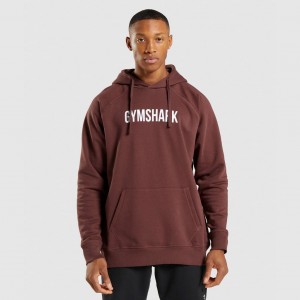 Φουτερ με Κουκουλα Gymshark Apollo καφε | 214MYDWVO