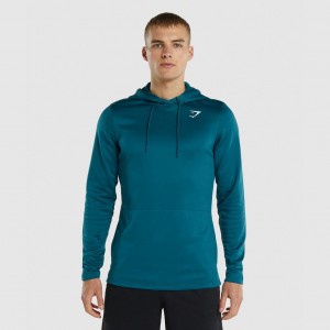Φουτερ με Κουκουλα Gymshark Arrival Teal | 728CBRPAD