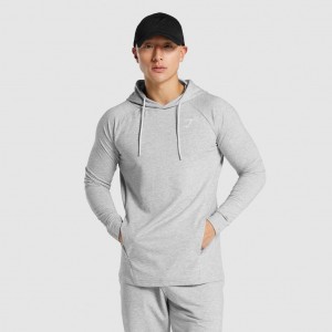 Φουτερ με Κουκουλα Gymshark Critical 2.0 ανοιχτο γκρι | 241EBAPTN
