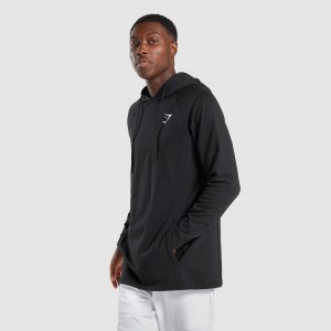 Φουτερ με Κουκουλα Gymshark Critical μαυρα | 935SCBWOL